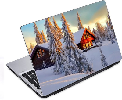

ezyPRNT The Snow Farmhouse (14 to 14.9 inch) Vinyl Laptop Decal 14