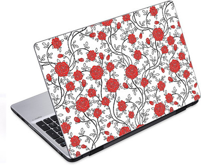 

ezyPRNT Red Rose Floral Pattern (14 to 14.9 inch) Vinyl Laptop Decal 14