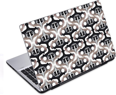 

ezyPRNT Abstract Black Grey Pattern (14 to 14.9 inch) Vinyl Laptop Decal 14