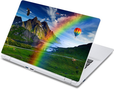

ezyPRNT Rainbow and Hot Balloon (13 to 13.9 inch) Vinyl Laptop Decal 13