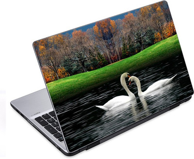 

ezyPRNT Swans in Romantic Mode (14 to 14.9 inch) Vinyl Laptop Decal 14