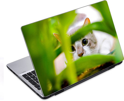 

ezyPRNT White Cat (14 to 14.9 inch) Vinyl Laptop Decal 14