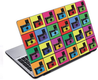 

ezyPRNT Colorful Cameras Collage (14 to 14.9 inch) Vinyl Laptop Decal 14