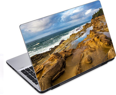 

ezyPRNT Beautiful Coast Nature (14 to 14.9 inch) Vinyl Laptop Decal 14