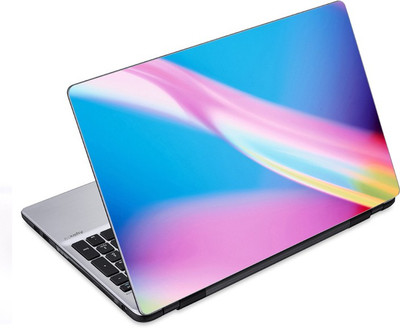 

ezyPRNT Multicolor Blue Pink Pattern (14 to 14.9 inch) Vinyl Laptop Decal 14