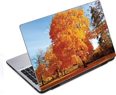 

ezyPRNT The Yellow Trees Nature (14 to 14.9 inch) Vinyl Laptop Decal 14