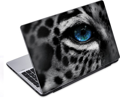 ezyPRNT Hypnotizing Blue Eyes Wildlife (14 to 14.9 inch) Vinyl Laptop Decal 14