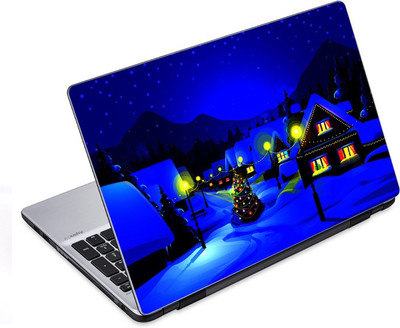

ezyPRNT Christmas in Snow Land (14 to 14.9 inch) Vinyl Laptop Decal 14