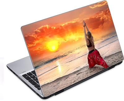 

ezyPRNT Yoga In The Morning (14 to 14.9 inch) Vinyl Laptop Decal 14