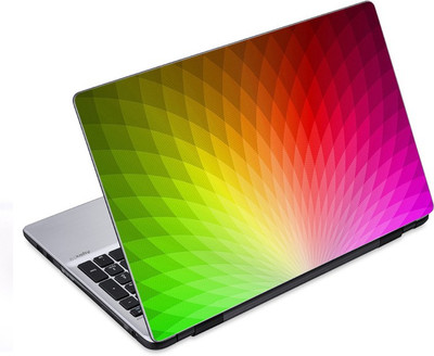 

ezyPRNT Merging Waves Colorful Pattern (14 to 14.9 inch) Vinyl Laptop Decal 14