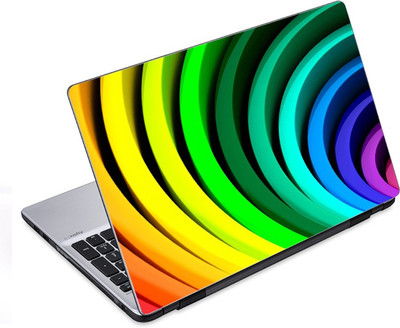 

ezyPRNT Colorful 3D Curves (14 to 14.9 inch) Vinyl Laptop Decal 14