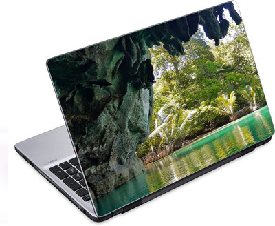 

ezyPRNT The Green Pond Nature (14 to 14.9 inch) Vinyl Laptop Decal 14