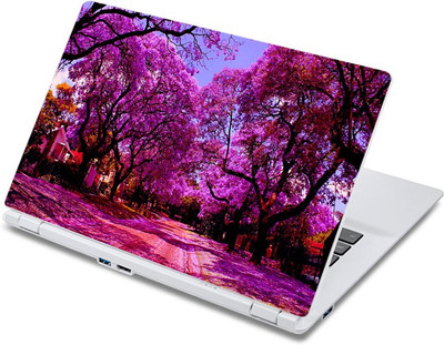 

ezyPRNT Blossoming pink Purple World Fantasy Fiction (13 to 13.9 inch) Vinyl Laptop Decal 13