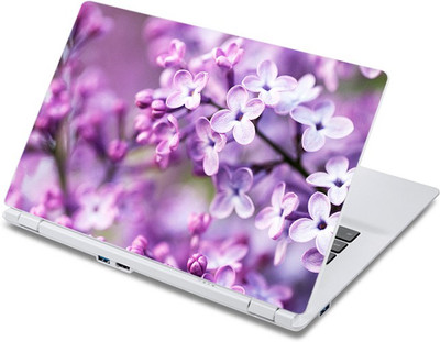 

ezyPRNT Purple Spring Flowers (13 to 13.9 inch) Vinyl Laptop Decal 13