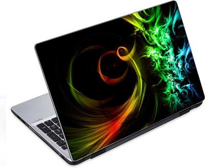 

ezyPRNT Smoke in Colorful Light Pattern (14 to 14.9 inch) Vinyl Laptop Decal 14