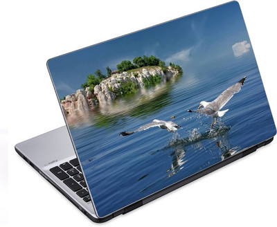 

ezyPRNT The Fish Catcher Birds (14 to 14.9 inch) Vinyl Laptop Decal 14