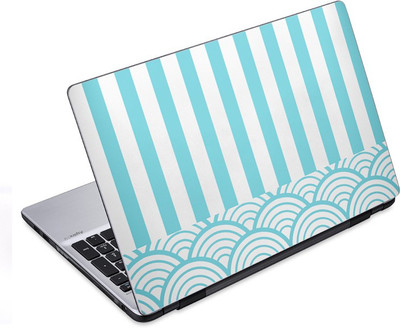 

ezyPRNT Green White Stripes (14 to 14.9 inch) Vinyl Laptop Decal 14