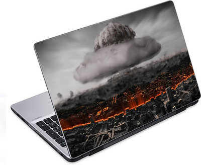 

ezyPRNT Nuclear Explosion - The Greatest Disaster (14 to 14.9 inch) Vinyl Laptop Decal 14