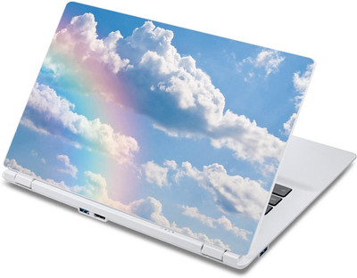 

ezyPRNT Rainbow In Clouds (13 to 13.9 inch) Vinyl Laptop Decal 13