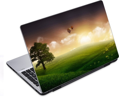 

ezyPRNT Green Field And Hot Air Balloon (14 to 14.9 inch) Vinyl Laptop Decal 14