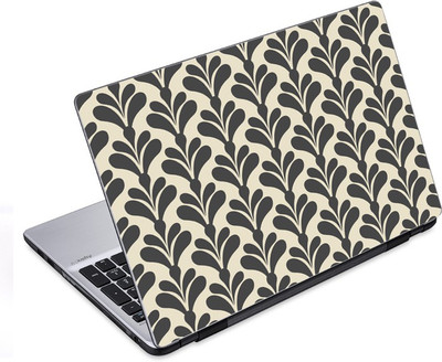 

ezyPRNT Grey Floral Qued Pattern (14 to 14.9 inch) Vinyl Laptop Decal 14