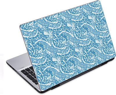 

ezyPRNT Floral Blue Pattern (14 to 14.9 inch) Vinyl Laptop Decal 14