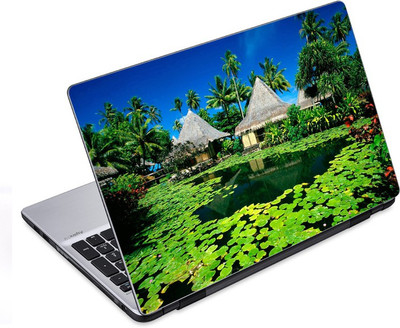 

ezyPRNT Huts In Jungle (14 to 14.9 inch) Vinyl Laptop Decal 14