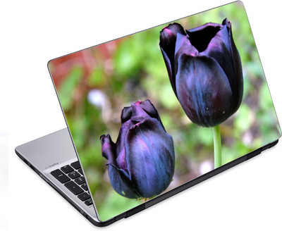 ezyPRNT Purple Buds Nature (14 to 14.9 inch) Vinyl Laptop Decal 14