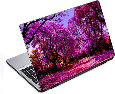 

ezyPRNT Blossoming pink Purple World Fantasy Fiction (14 to 14.9 inch) Vinyl Laptop Decal 14