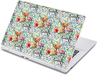 

ezyPRNT Dense Floral pattern (13 to 13.9 inch) Vinyl Laptop Decal 13