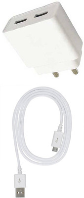 DAKRON Wall Charger Accessory Combo for Nokia 2(White)