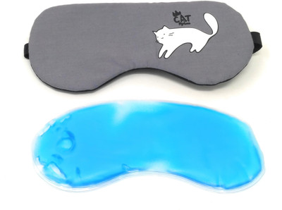 

Oytra Sleeping Eye Mask with Cooling Gel in Attractive Grey Cat Design Eye Shade(Grey)