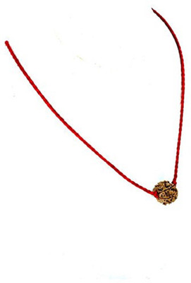 FASHION MART 5 Mukhi Rudraksha /Five Face Rudraksh -Java 16-18 mm in Rudraksh Pendant Wood Locket