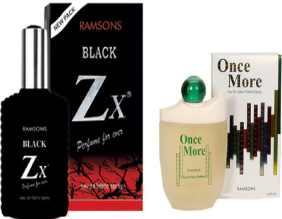 

RAMSONS BLACK ZX PERFUME 100 ML+ONCE MORE PERFUME 40 ML Eau de Parfum - 100 ml(For Men & Women)