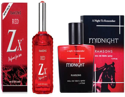 

RAMSONS RED ZX PERFUME 100 ML+MIDNIGHT PERFUME 40 ML Eau de Parfum - 100 ml(For Men & Women)