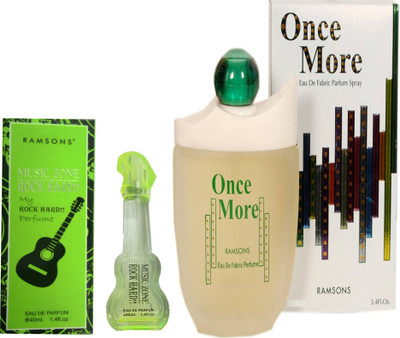 

RAMSONS ONCE MORE PERFUME 100 ML+ MUSIC ZONE ROCK OUT PERFUME 40 ML Eau de Parfum - 100 ml(For Men & Women)