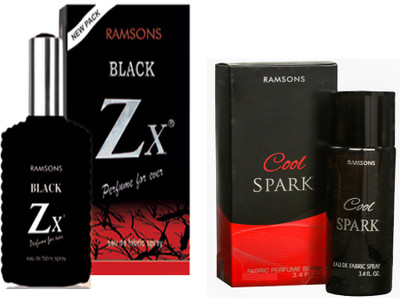 

RAMSONS BLACK ZX PERFUME 100 ML+ COOL SPARK PERFUME 40 ML Eau de Parfum - 100 ml(For Men & Women)