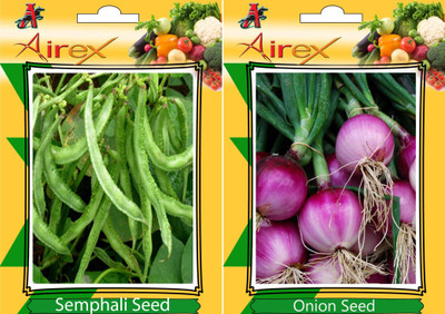 Airex Semphali and Onion Vegetables Seed (Pack Of 20 Seed * 2 Per Packet) Seed(20 per packet)