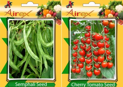 Airex Semphali and Cherry Tomato Vegetables Seed (Pack Of 25 Seed * 2 Per Packet) Seed(25 per packet)