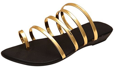 

Vanshi Fashions Women Gold Flats