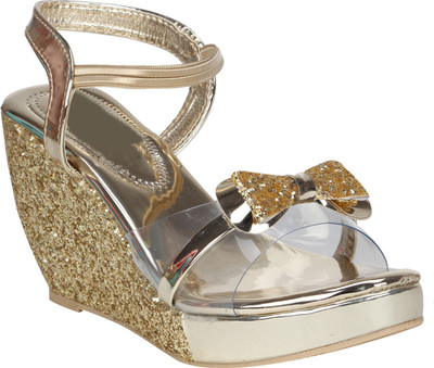 

Dicy Women Gold1 Wedges