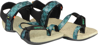 

Sparx Women Green Black Sports Sandals