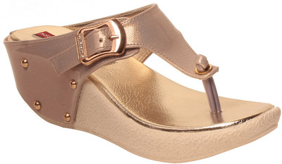 

MSC Women Beige Wedges