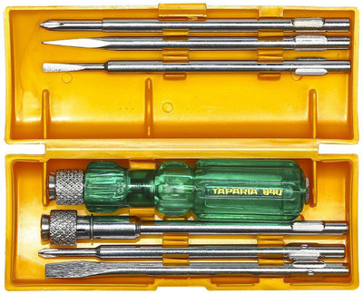 

Taparia 840 Standard Screwdriver Set(Pack of 1), Yellow