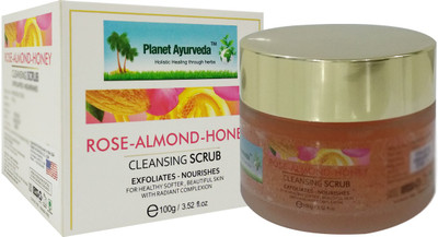 

Planet Ayurveda ROSE-ALMOND-HONEY CLEANSING SCRUB (PABS001 ) Scrub(100 g)