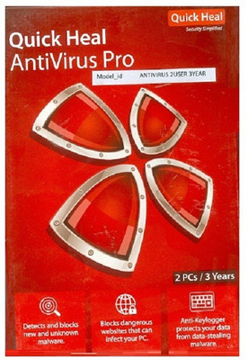 34% OFF on Quick heal ANTIVIRUS 2USER 3YEAR on Flipkart ...