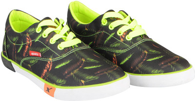 

Sparx Printed Sneakers For Women(Black, Black green