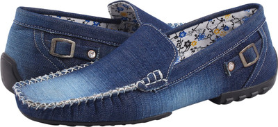 

NMD Perfect Stylish Premium Denim Blue Loafers For MenÃÂ¢ÃÂÃÂs Casuals For Men(Blue