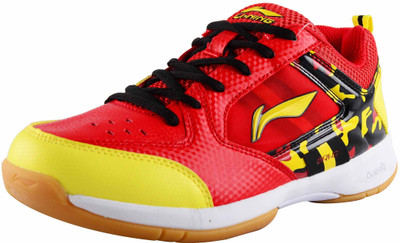 

Li-Ning ICON II Badminton Shoes For Men(Red, Yellow, Black