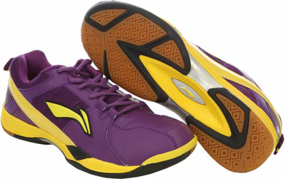 

Li-Ning TEAM Badminton Shoes For Men(Multicolor, Purple